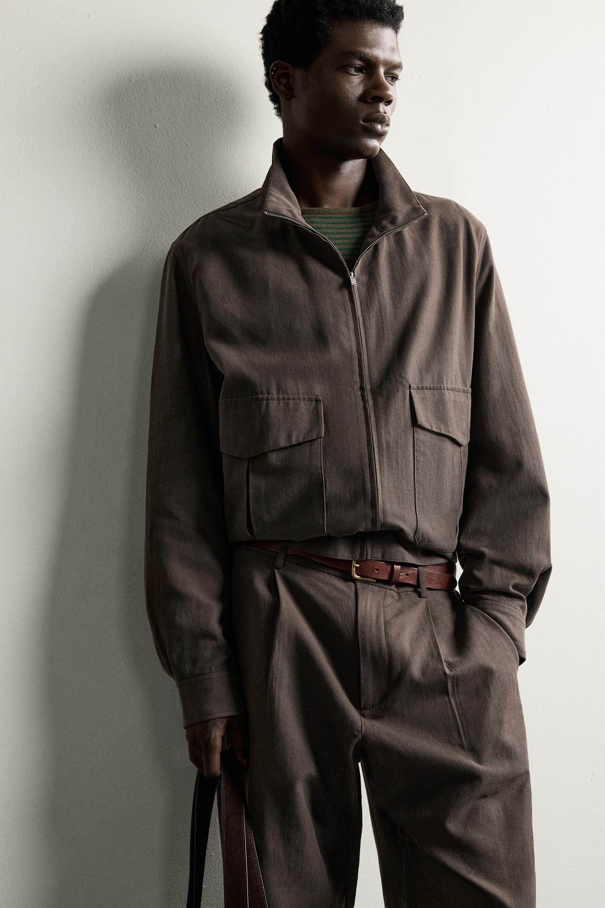 REGULAR-FIT POCKET OVERSHIRT